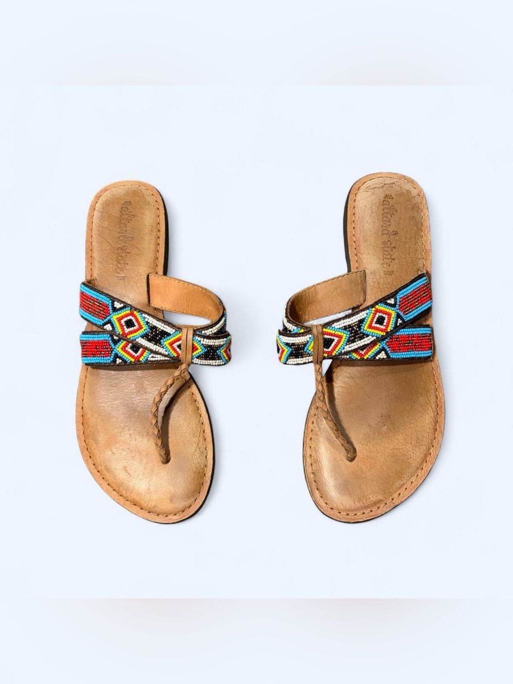 Western Beaded Native American Sandals by Altar’d State!